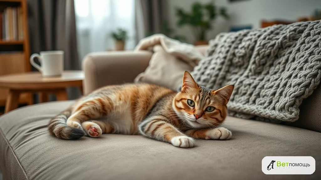 Грыжа у кошки, кота или котёнка — виды, симптомы и лечение