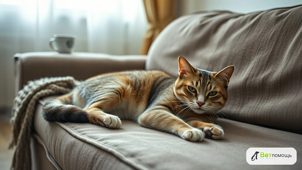 Учим кота умываться